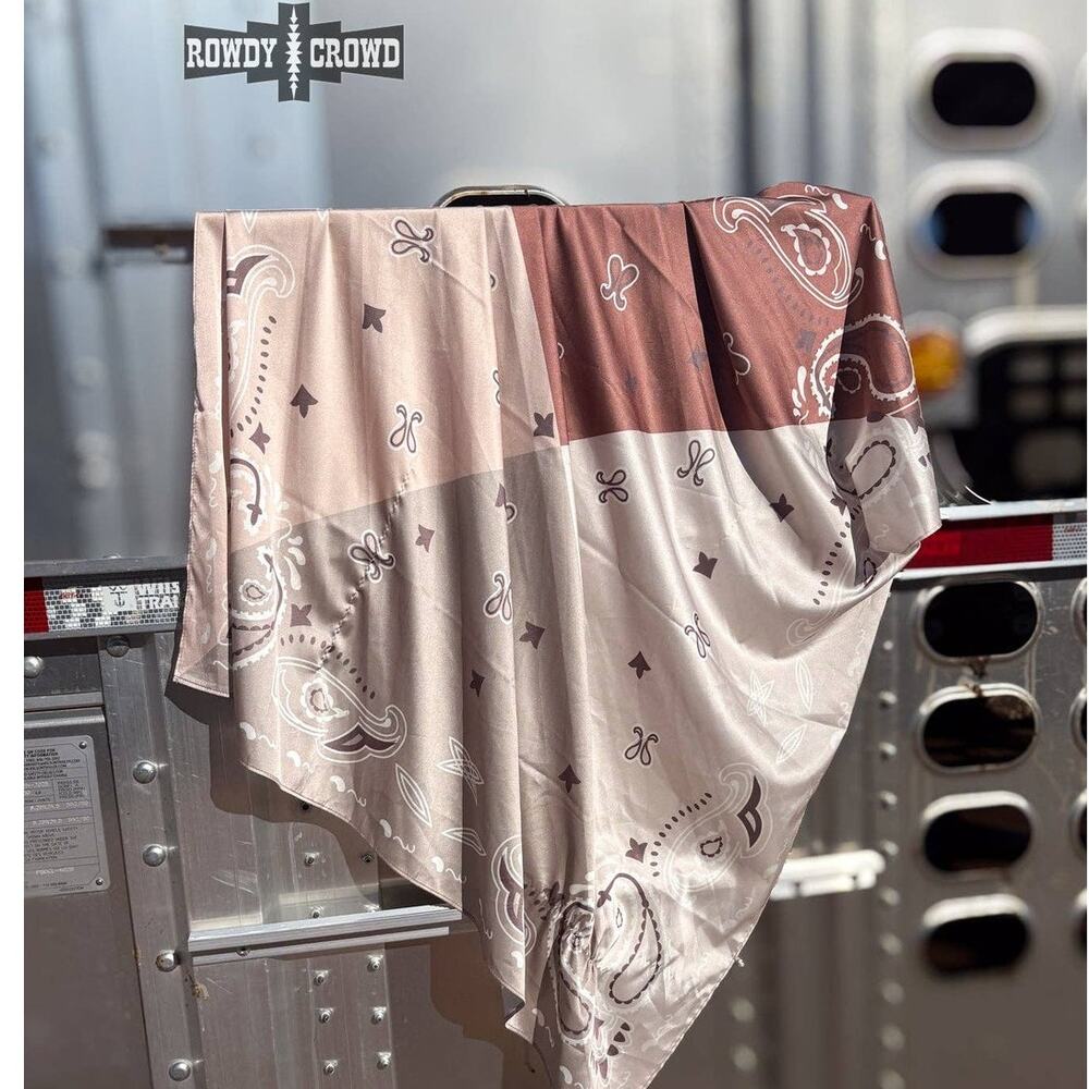 South Valley Wild Rag | Boho Western Silk Scarf